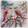 Abris Art Siuvinėjimo kryželiu rinkinys Žiemos čiulbėjimas, 25x25 cm, 14 ct