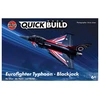 Airfix Quick Build Eurofighter Typhoon Blackjack modelis be klijų J6059