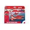 Airfix Raudona Arrows BAe Hawk 1/72 dovanų rinkinys su dažais ir klijais