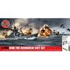 Airfix Sink the Bismarck! dovanų rinkinys su dažais ir klijais 1/1200 A50120