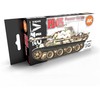 AK Interactive 1945 Panzer spalvos, 3 Gen akrilinių dažų rinkinys