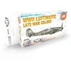 AK Interactive 3rd Gen akrilinių dažų rinkinys Luftwaffe vėlyvojo karo, AK11718