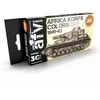 AK Interactive Afrika Korps 1941-43 akrilinių dažų rinkinys, 6 spalvos