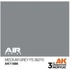 AK Interactive AIR akriliniai dažai Medium Pilkas FS36270, 17 ml