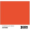 AK Interactive Cadmium Raudona 3rd Gen akriliniai dažai 17ml