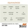 AK Interactive Insignia Baltas FS17875 akriliniai AIR dažai 17 ml