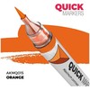 AK Interactive Oranžinis Quick Marker žymeklis miniatiūrų dažymui