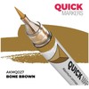 AK Interactive QUICK MARKER Bone Brown žymeklis miniatiūroms AKMQ027