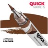 AK Interactive QUICK Marker LEATHER žymeklis miniatiūroms, odos efektas