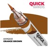 AK Interactive Quick Marker oranžinė ruda žymeklis miniatiūroms