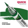 AK Interactive QUICK MARKER ryškiai žalias kontrastinis žymeklis miniatiūroms