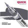 AK Interactive QUICK MARKER Strong Pilkas žymeklis miniatiūroms