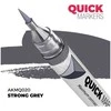 AK Interactive QUICK MARKER Strong Pilkas žymeklis miniatiūroms