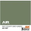 AK Interactive RAF kabinos pilkai žali akriliniai dažai 17 ml