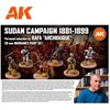 AK Interactive Rafa Archiduque Sudano kampanijos akrilinių dažų rinkinys