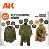 AK Interactive Splittertarnmuster uniformų 3Gen akrilinių dažų rinkinys