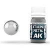 AK Interactive Xtreme Metal Baltas Aliuminio emaliniai dažai 30 ml