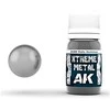 AK Interactive Xtreme Metal matiniai aliuminio emaliniai dažai 30ml