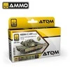 AMMO by MIG Jimenez AMMO MIG ATOM akrilinių dažų rinkinys JAV kariuomenė 1950–2016 (20744)
