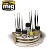 AMMO by MIG Jimenez AMMO MIG mini darbo stalo organizatorius dažams ir teptukams 8002