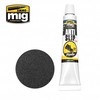 AMMO by MIG Jimenez AMMO MIG neslystanti akrilo pasta, juoda, 1/72–1/48, 20 ml (AMIG2034)