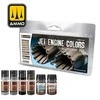 AMMO by MIG Jimenez AMMO MIG reaktyvinių variklių metalinių spalvų sendinimo rinkinys