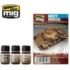 AMMO by MIG Jimenez AMMO MIG rūdžių sendinimo rinkinys Rusty Vehicles 7403 modeliams