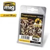 AMMO by MIG Jimenez AMMO MIG Tropiniai lapai 8409 dioramai, lazeriu pjaustyti, 135 vnt., 1:35–1:48