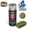 AMMO by MIG Jimenez Titans Hobby akrilinis purškiamas gruntas, matinė karinė žalia 400 ml