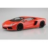 Aoshima Lamborghini Aventador 1/24 oranžinis surenkamas modelis