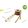 ASK - Art Scale Kit ASK žalvarinė stambi grandinė, 50 cm – 200-T0260