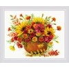 Autumn Flowers. Siuvinėjimo rinkinys iš RIOLIS Nr.: 1973