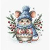 Ava Stitch Kalėdinė magija – kryželiu siuvinėjimo rinkinys AVA-P027