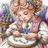 Ava Stitch The Little Artisan kryželių siuvinėjimo rinkinys AVA‑P024