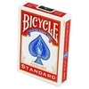 Bicycle Blank Back Standard Face Raudona kortos