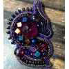 Charivna Mit Karoliukų siuvinėjimo rinkinys sagės „Drakonas“, Crystal Art