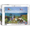 Claude Monet „Sodas prie Šv. Adresso“ dėlionė 1000 detalių, Eurographics