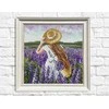 Hobilt Girl in Lavender Field 20х20 Deimantinio Paveikslo komplektas Cs2626