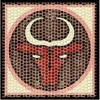 Cuit Domenech Everships CUIT keraminė mozaika Zodiakas Jautis 20x20 cm – konstravimo rinkinys