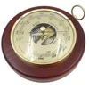 Feingeratebau K Fischer Vokiškas barometras Fischer 1366R-22, matomas mechanizmas, žalvaris, bukas