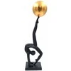 Mirtop Jogos ir gimnastikos metalinė statulėlė, juoda–auksinė, 41 cm