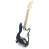 Indominiguitars Miniatiūrinė gitara 15 cm E. Claptono stilius, medinė, su stovu – kolekcinė