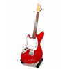 Indominiguitars Mini gitara – Kurt Cobain Nirvana, rankų darbo, mahagonas, 1:4, kolekcinė