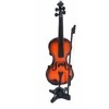 Indominiguitars Mini smuikas 13 cm – rankų darbo kolekcinė dekoracija muzikos gerbėjams