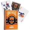 Disney Goofy Bicycle žaidimo kortos – oranžinė kaladė kolekcionieriams