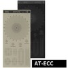 DSPIAE AT-ECC maskavimo kilimėlis C, 110×233 mm, koncentriniai apskritimai