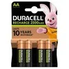 Duracell AA 2500mAh NiMH įkraunamos baterijos, 4 vnt.