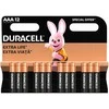 Duracell AAA šarminės baterijos, 12 vnt., ilgai išliekanti galia