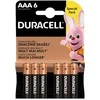 Duracell AAA šarminės baterijos 1.5V, 6 vnt. ilgalaikės