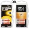 Duracell Activair 13 klausos aparato baterijos, 6 vnt. cinko–oro